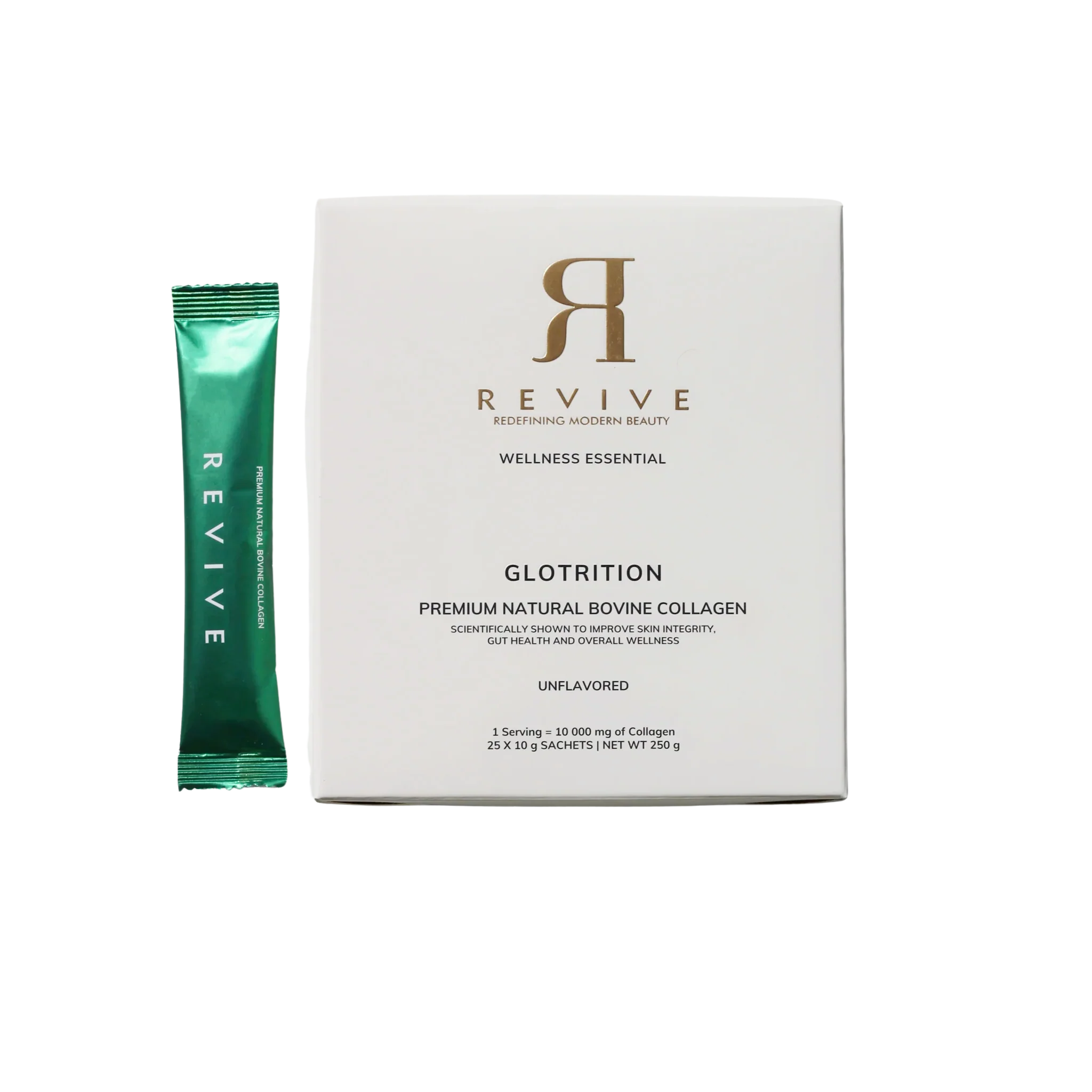 GLOTRITION ON-THE-GO Premium Bovine Collagen Sachets 10gx25